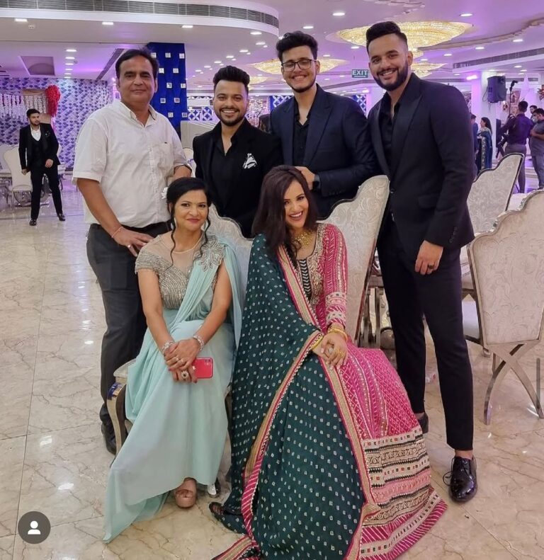 Prerna Malhan with her Family
